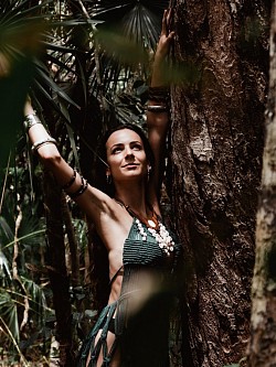 Book private photoshoot Tulum Mexico photographer jungle