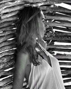 Book private photoshoot Tulum Mexico photographer beach portrait