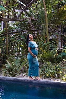 Tulum maternity photographer
