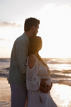 Tulum maternity photoshoot