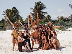 Bachelorette Tulum photoshoot