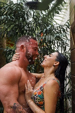 Surprise proposal engagement photography tulum