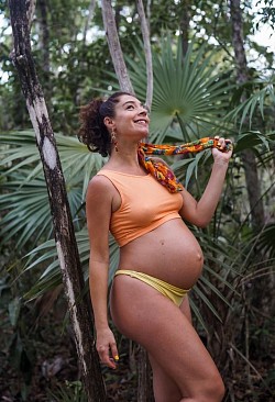 Maternity photography tulum