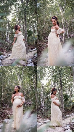 Maternity photography tulum
