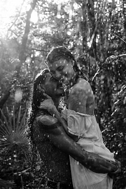 Rain Photoshoot Elopement Photographer Tulum Costa Rica Ibiza