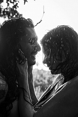 Rain Photoshoot Elopement Photographer Tulum Costa Rica Ibiza