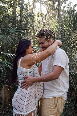 Tulum Rain Photoshoot