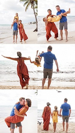 Family photographer Lifestyle elopement Tulum