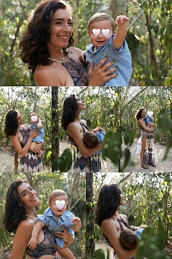 Family photoshoot Tulum Miami Beach photographer
