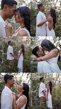 International Adventure Elopement Photographer Tulum