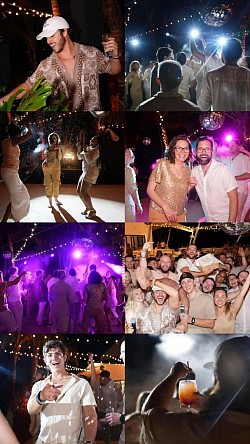 Event photographer Business retreat photographer party photos Tulum