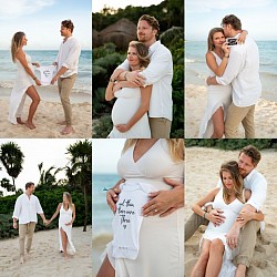 Maternity photoshoot Playa del Carmen Tulum babymoon babybauch fotografie